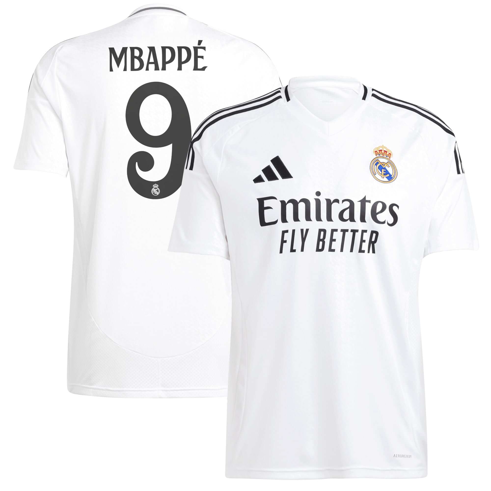 Real Madrid Men's 2024 Official Replica - Authentic - Free Shipping