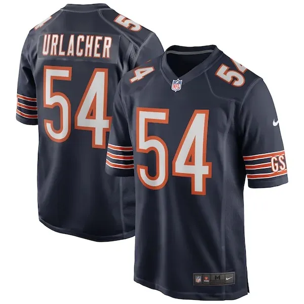 None Brian Urlacher Game Jersey - Navy | NFL Player Jersey | NFL Footb