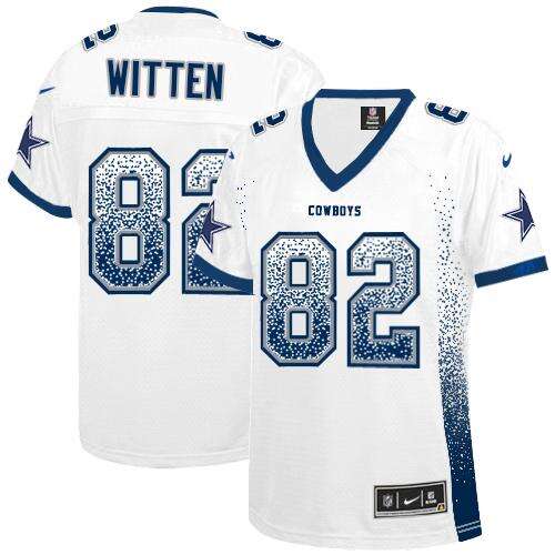 Authentic Dallas #None White Drift Fashion Elite NFL Jersey Fan Gear