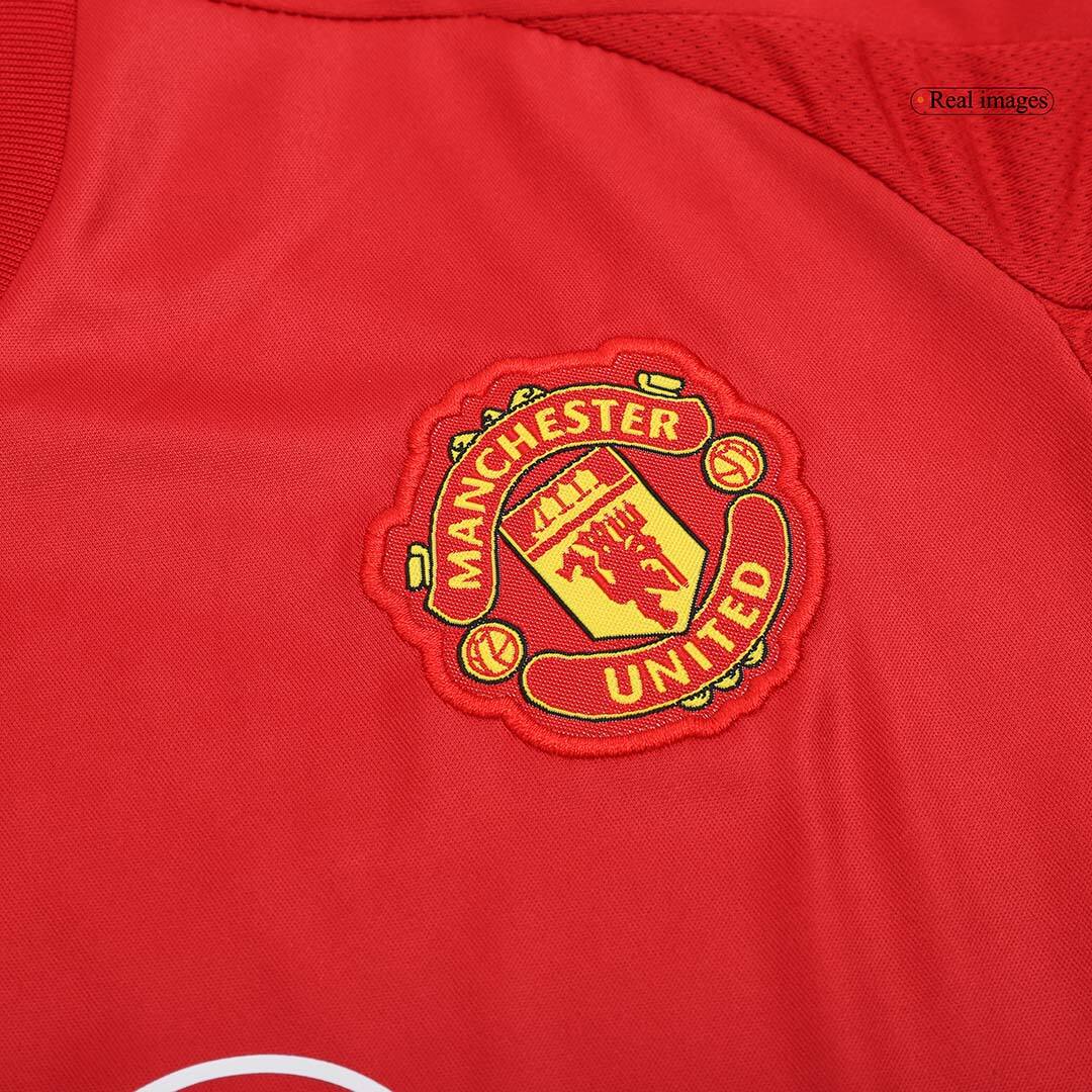 Manchester United Home Kids Soccer Jerseys Kit