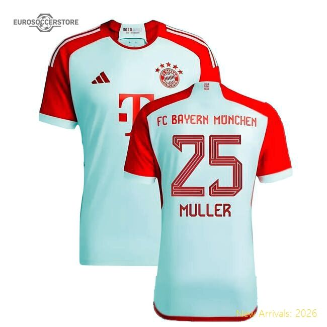 High-quality 2023-2024 Bayern Munich Home Jersey (muller 25)