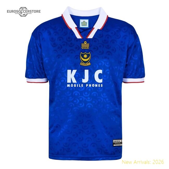 Official Portsmouth 1998 Admiral Retro Football Shirt (your Name)