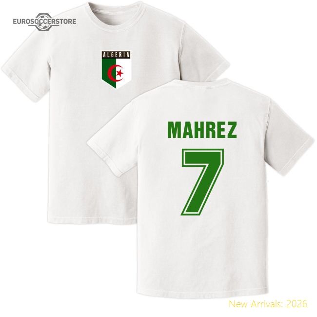 Mahrez Algeria National Team Training Jersey (white) - Talented Squad