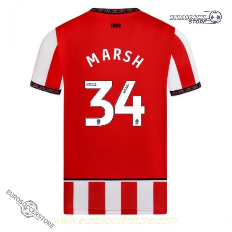Sheffield United 25-26 MARSH 34 Home Jersey