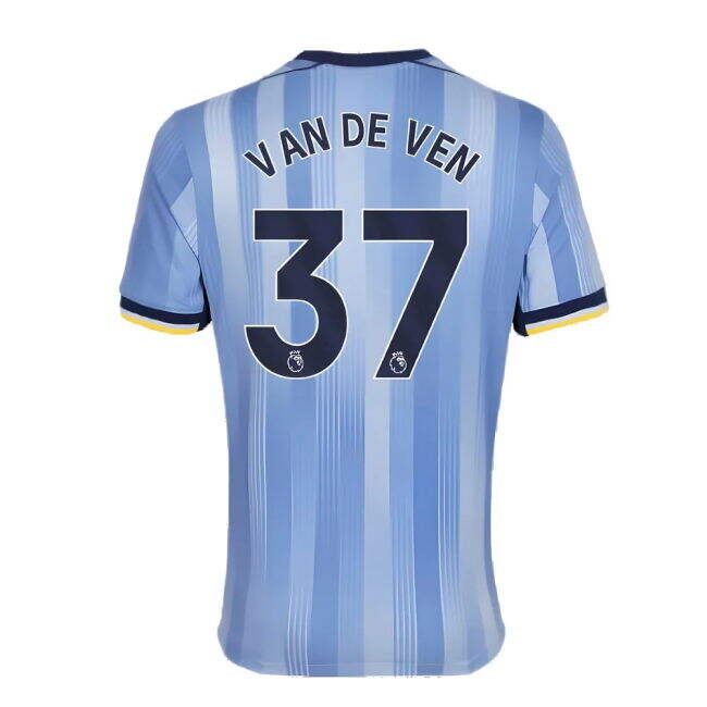 Tottenham Away Soccer Shirt 2024-20 Van De Ven 37 M S