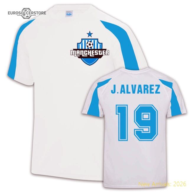 Premium Manchester City Sports Training Jersey (julian Alvarez 19)