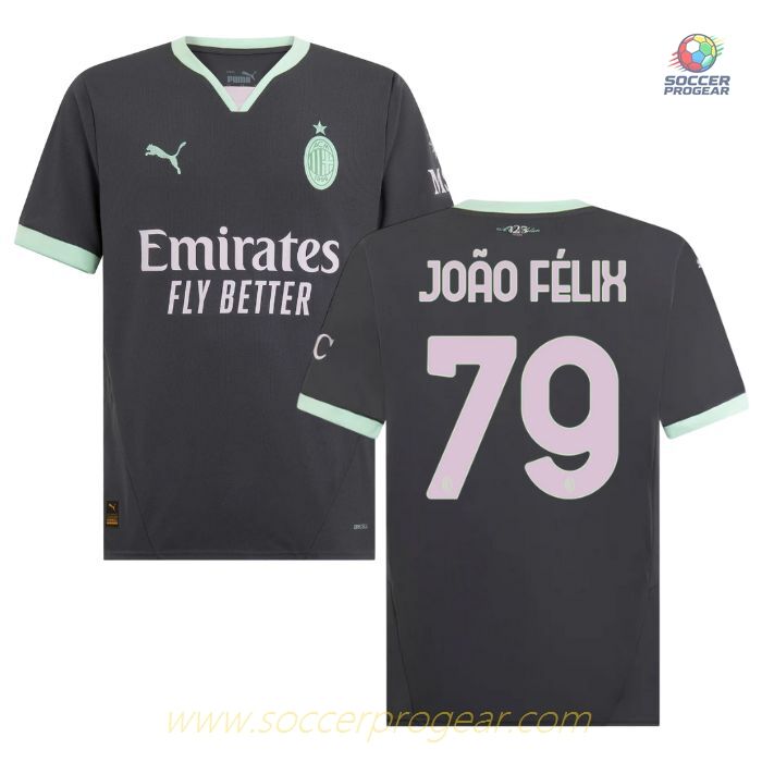 AC Milan Alternate Football Jersey 2024/25 Collection Joao Felix