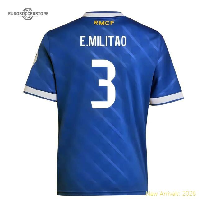 Best-Selling 2025-2026 Real Madrid Third Shirt (Kids) (E.Militao 3)