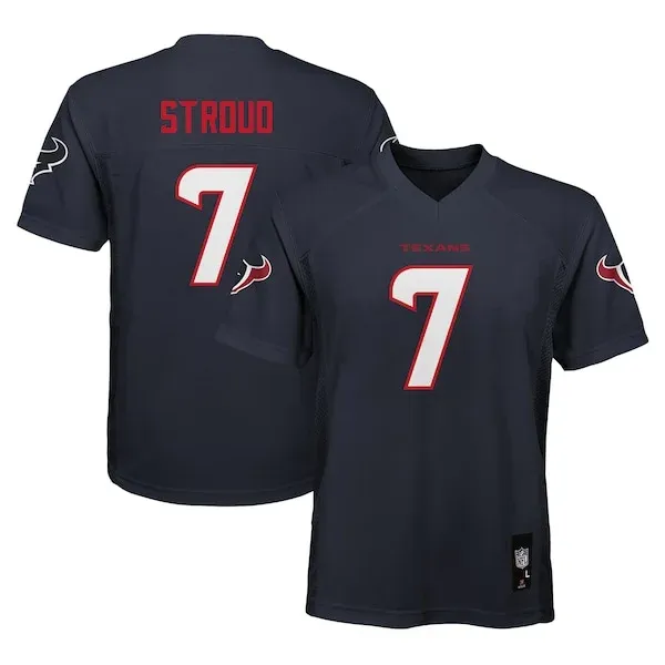 None Stroud Houston Replica Jersey - Navy | NFL Player Jersey