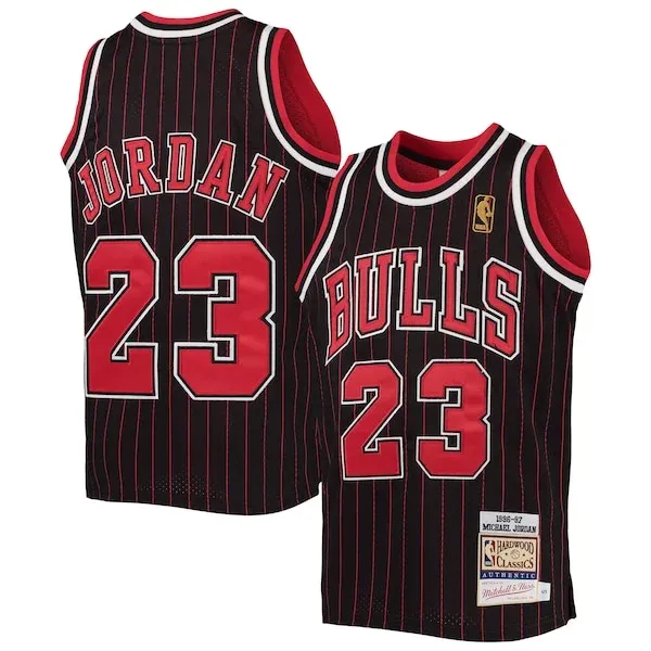 Michael Jordan CHI Authentic Jersey - official NBA - Red basketball