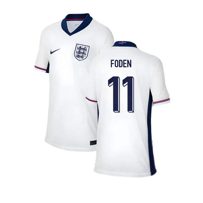 England Football Team Supporter Shirt - Kids Version (Foden 11) (2)
