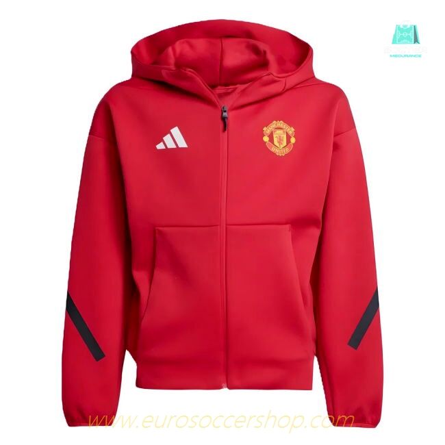 2025-2026 Man Utd Anthem Jacket (Red) - Kids