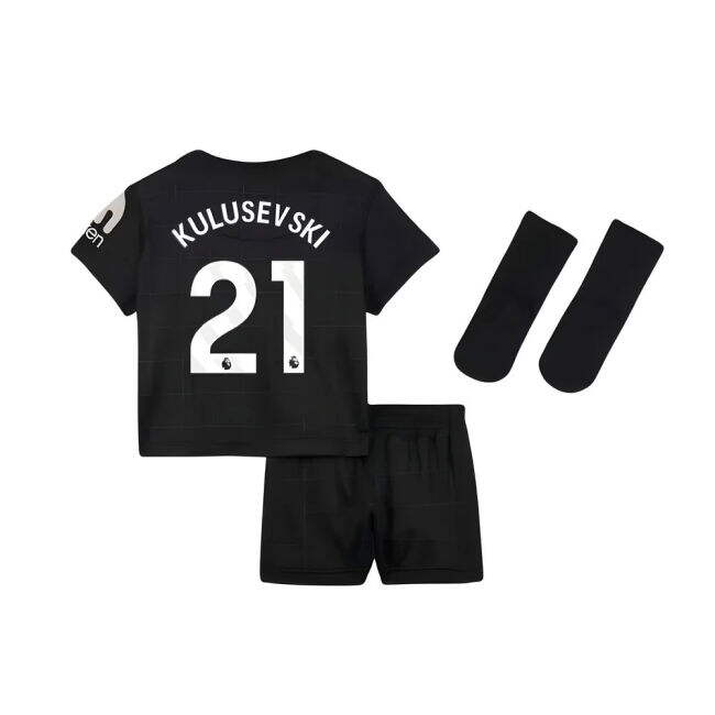 Stylish Spurs 2025-2026 Tottenham Away Baby Kit (Kulusevski 21) for...