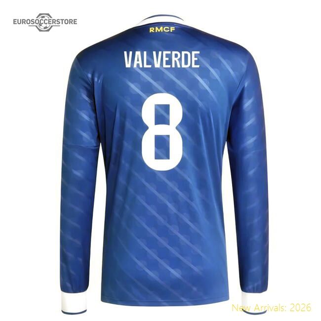 Elite Real Madrid Third Valverde Jersey 2025-2026 Durable
