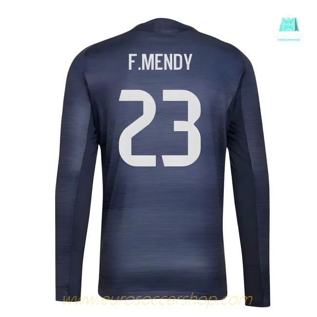 2025-2026 Real Madrid Authentic Long Sleeve Away Shirt (F.Mendy 23)