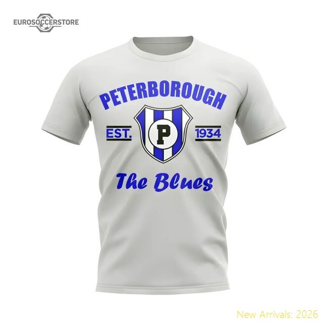 First-class Peterborough Established Football T-shirt (white)