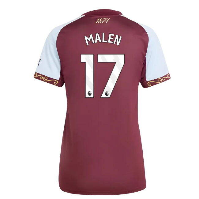2025-2026 Aston Villa Home Shirt (Womens) (Malen 17)