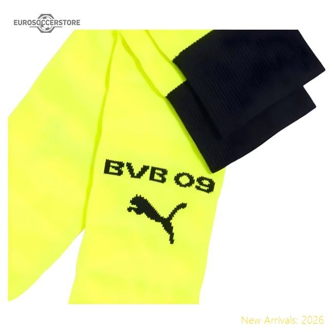 Best-Selling 2025-2026 Borussia Dortmund Away Socks (Yellow)