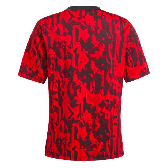 2023-2024 Man Utd Pre-Match Shirt (Red) - Kids - official style