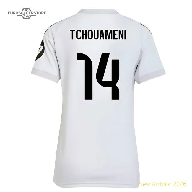 Premium Real Madrid Home Tchouameni Jersey 2025-2026 Flexible