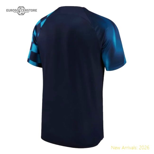 Croatia 2022-2023 Authentic Away Shirt (cro) Classic Fashion-forward