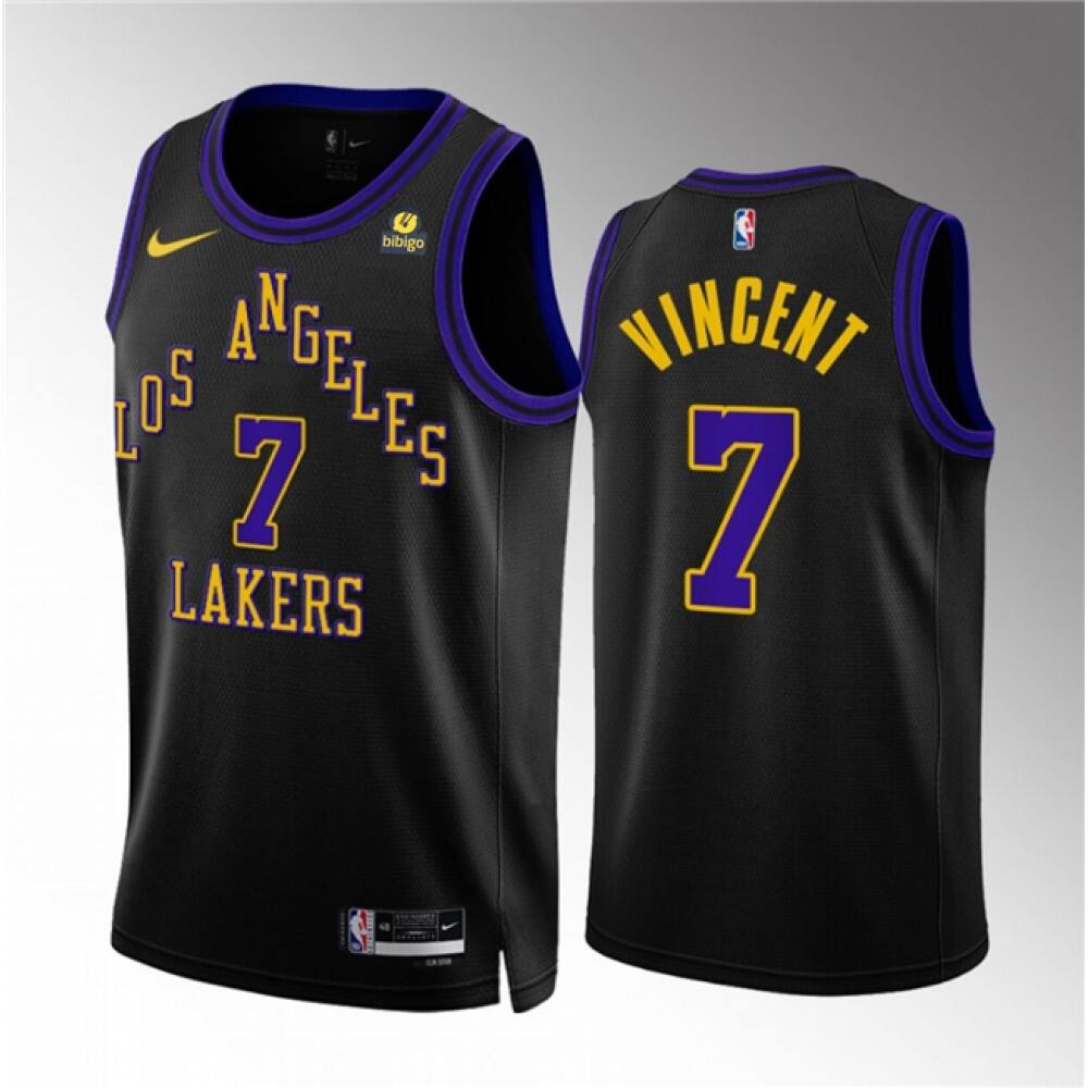 Classic Los Angeles Lakers 7 Jersey Black City Edition - Basketball Fan Gear