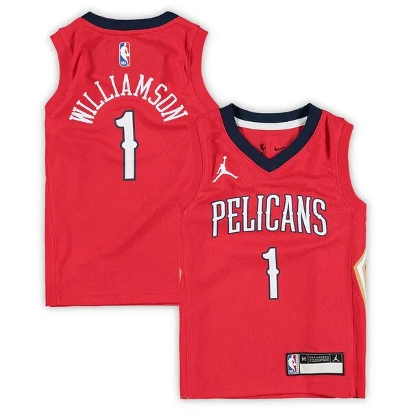 Zion Williamson NOP Replica Jersey - top-tier NBA - Red athletic