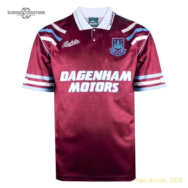 Premium West Ham United 1992 Retro Football Shirt (allen 10)