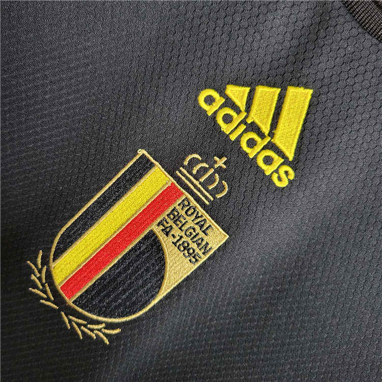 2022 Belgium Away Black Soccer Shirt Soccer Jersey - Official Replica