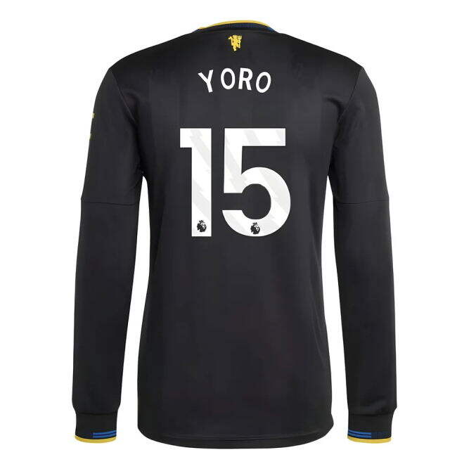 2025-2026 Man Utd Authentic Long Sleeve Third Shirt (Yoro 15) (Matc...