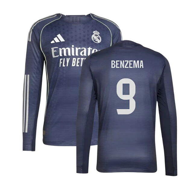 Real Madrid 2025-2026 Shirt (Benzema 9) | Discounted | Authentic