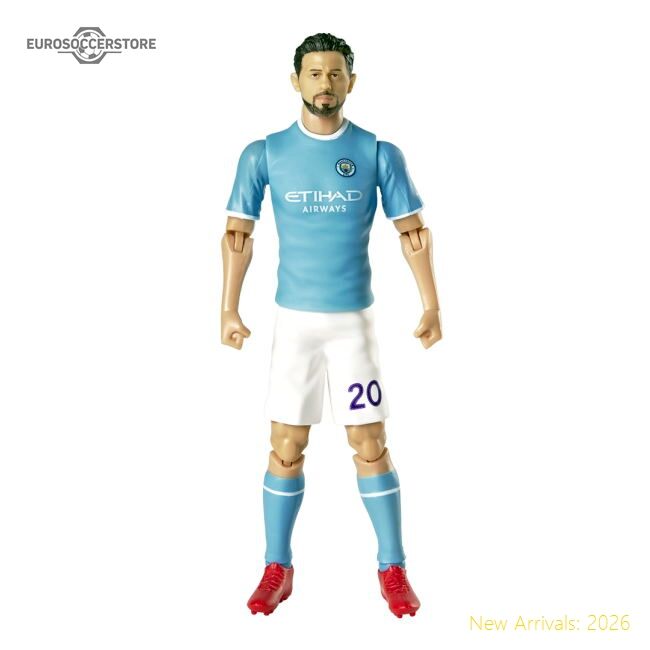 Official Manchester City Fc Bernardo Silva 20cm Action Figure