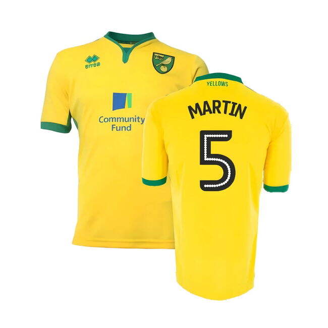 Professional Grade Norwich Home Shirt Good Xxl Martin #5 Latest Ed...