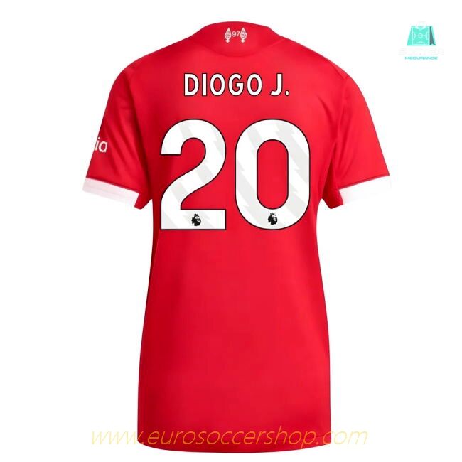2025-2026 Liverpool Authentic Home Shirt (Womens) (Diogo J. 20)