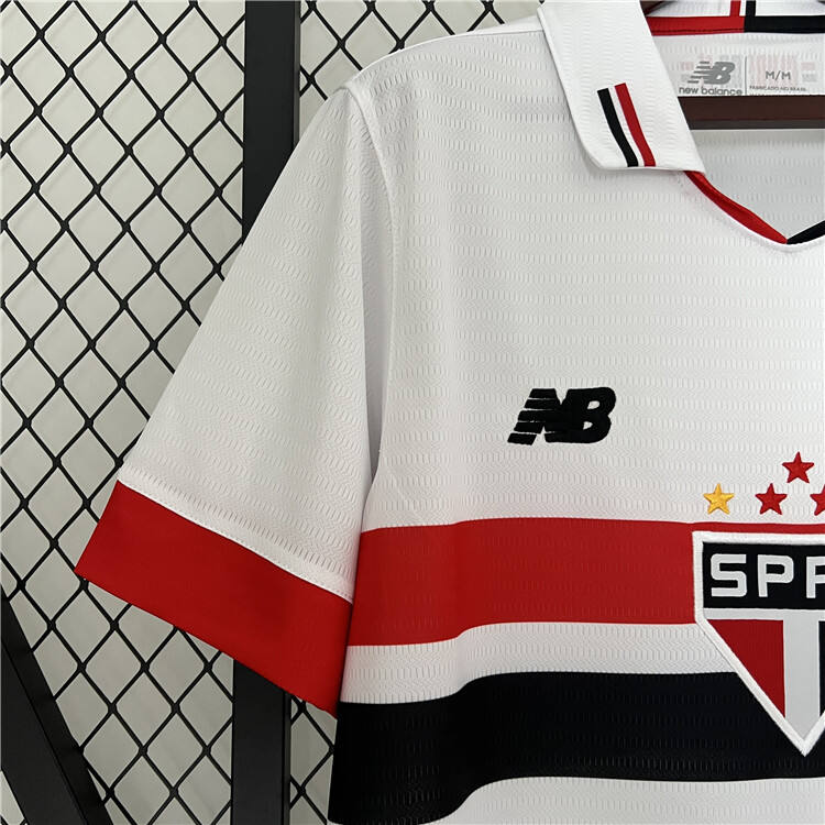 SAO PAULO 2425 HOME SOCCER JERSEY SHIRT - Official Replica 25466