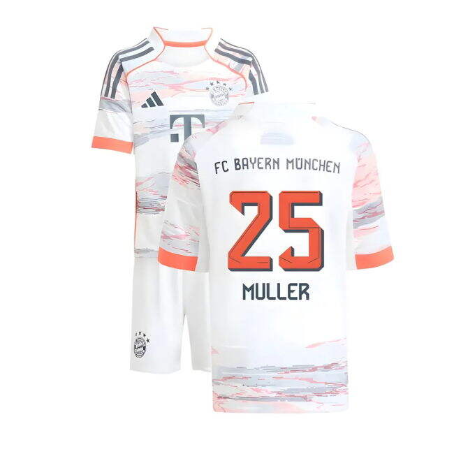 Muller 25 Exclusive Exclusive Quality Bayern Munich Away Unique Shirt