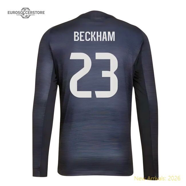 Luxury 2025-2026 Real Madrid Authentic Long Sleeve Road Jersey (bec