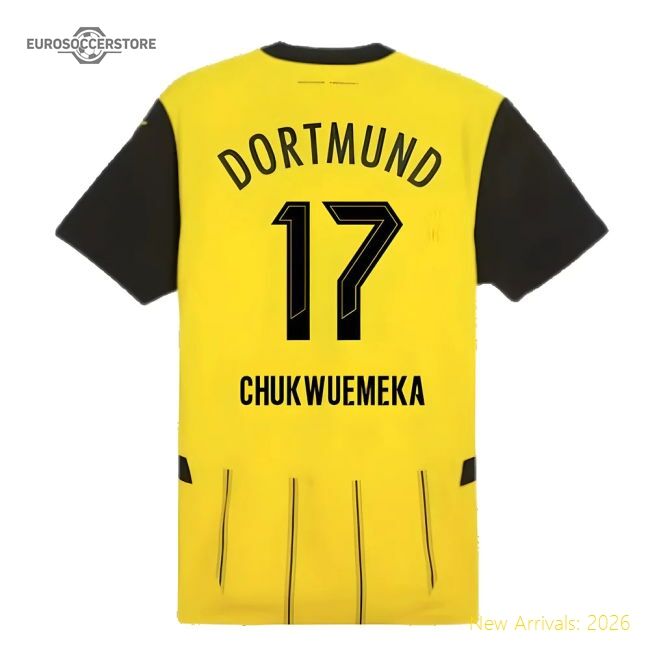 Premium-grade 2024-2025 Borussia Dortmund Authentic Home Shirt (chu