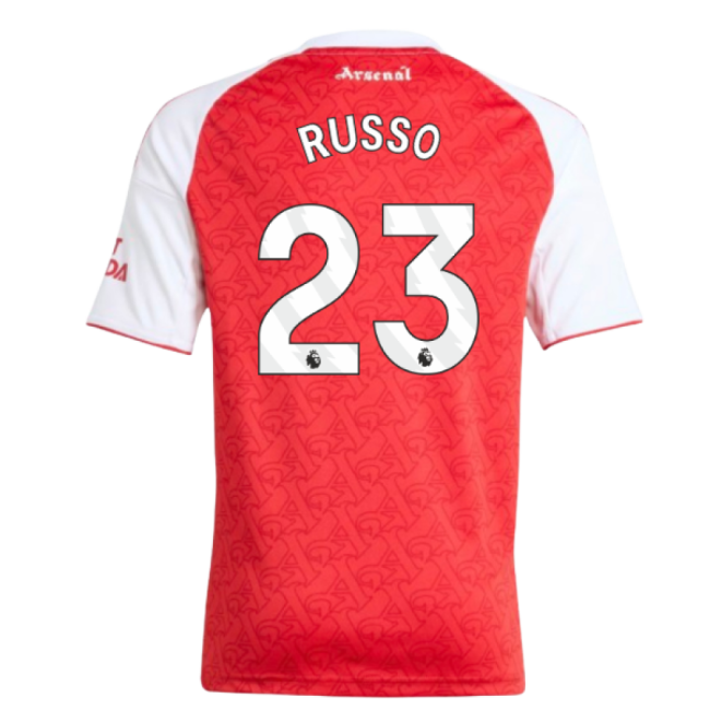2025-20 Arsenal Authentic Home Football Shirt Russo 23 L M S Kids