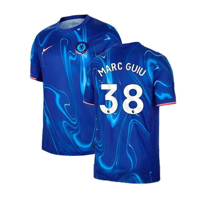 2024-2025 Chelsea Home Kit (Marc Guiu 38)