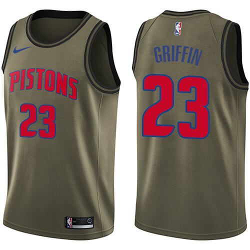 Pistons Blake Griffin #23 Elite 2024 Icon NBA Swingman Jersey Green