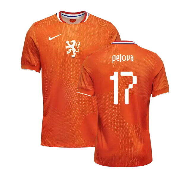 Pelova 17 Match Replica Netherlands Home Replica Jersey (Kids)