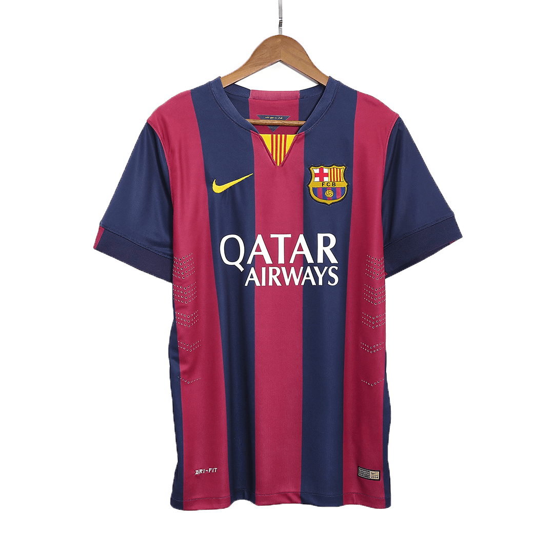 Retro NEYMAR JR #11 2014/15 Barcelona Home Soccer JerseyAuthentic Kit