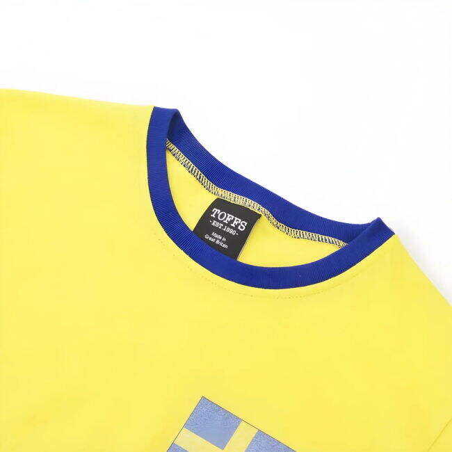Sweden 12th ManT-Shirt - Yellow/Royal Ringer