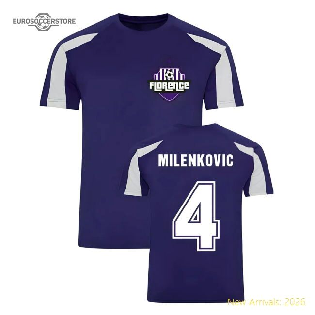 Premium Nikola Milenkovic La Viola Sports Training Fan Jersey (purple)
