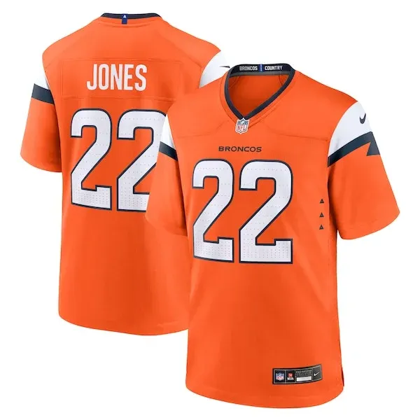 None Game NFL Jersey - Orange | Premium Football Apparel | NFL Footbal