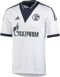 13-14 Schalke 04 Away White Jersey Shirt - Official Replica 2702