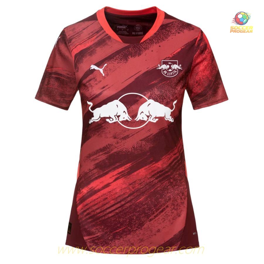 Football Soccer Team Shirt Red Bull Leipzig Away 2024-2025 Season Women's Edition's