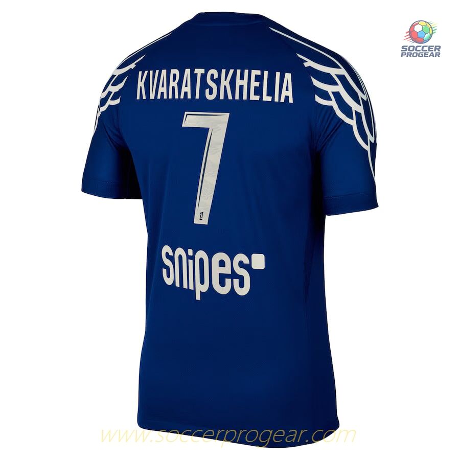 PSG High Quality Fourth 2024-2025 Season Kvaratskhelia Youth Jersey Set Football Jersey