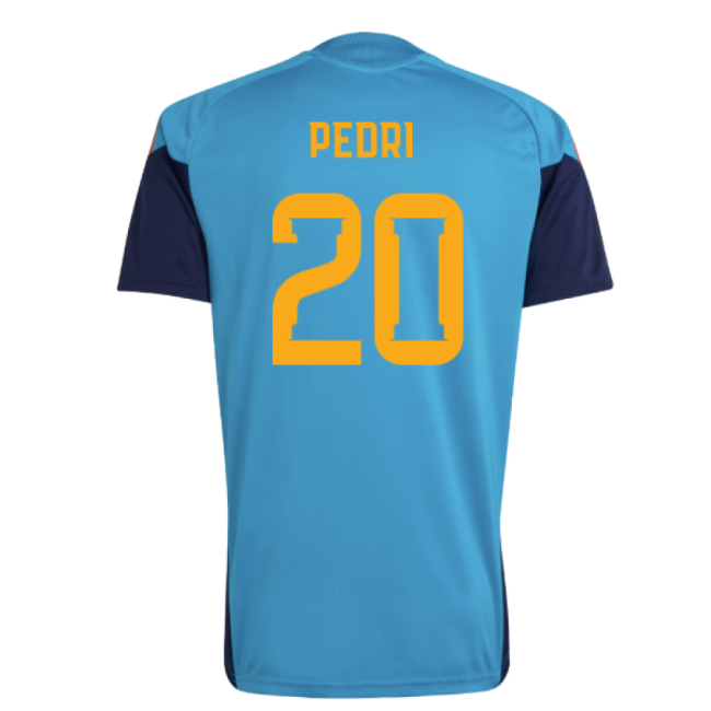 Vintage Spain 2026-2027 Spain Training Jersey (Bold Aqua) (Pedri 20...